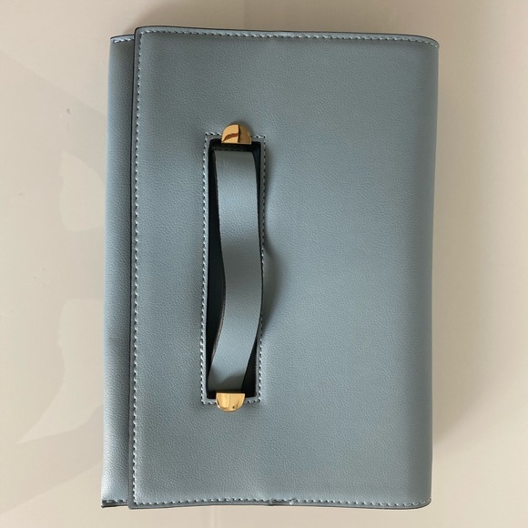 topshop black clutch